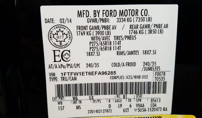 2014 FORD F150 SUPERCREW XTR 4X4 full